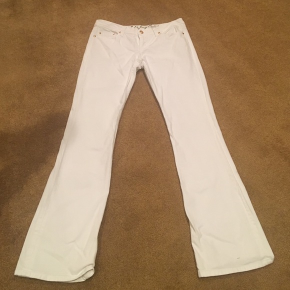 Juicy Couture White Flare Jeans - Picture 1 of 4
