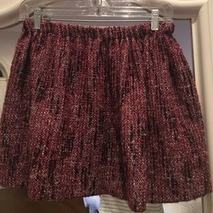 Tweed Maje Skirt wi/ Cinched Waist