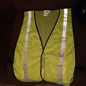 2 Mesh Safety Vests Velcro Reflective