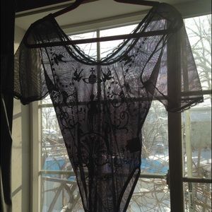 Unique Black Vivienne Westwood Body Suit