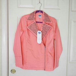 DG2 jacket, in color peach