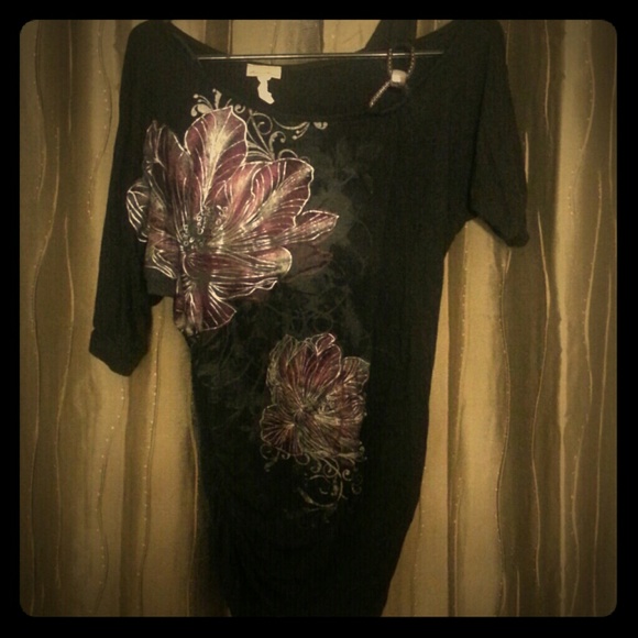 Sexy Off-shoulder Flower Night Out Top