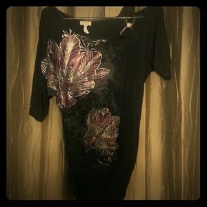 Sexy Off-shoulder Flower Night Out Top