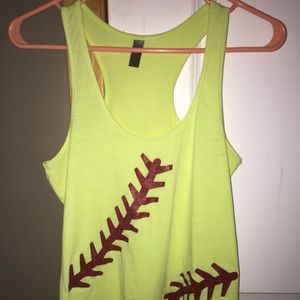Softball tank top