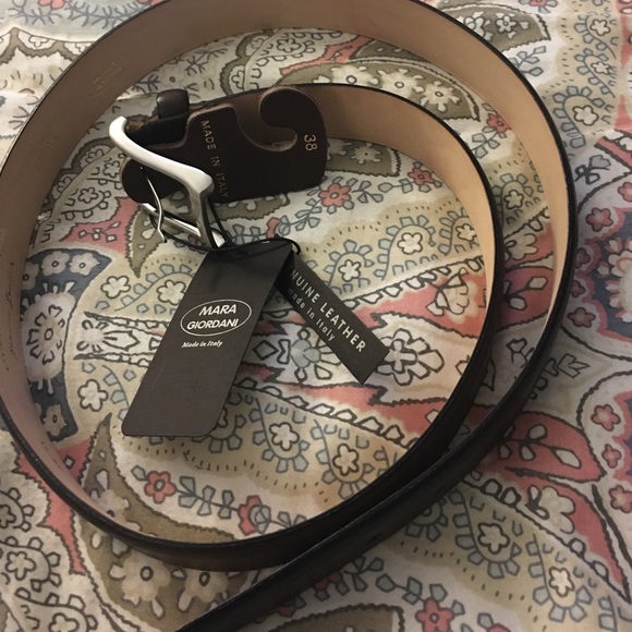 mara giordani leather belt