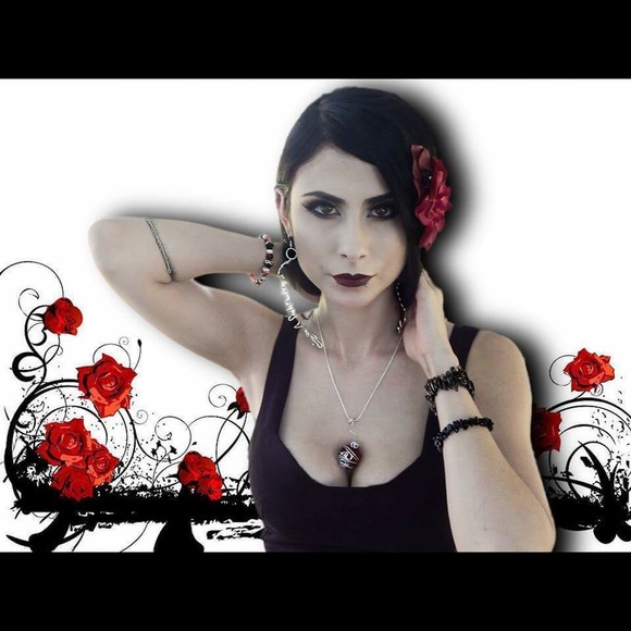 Goth Goddess Model Exclusive Earrings