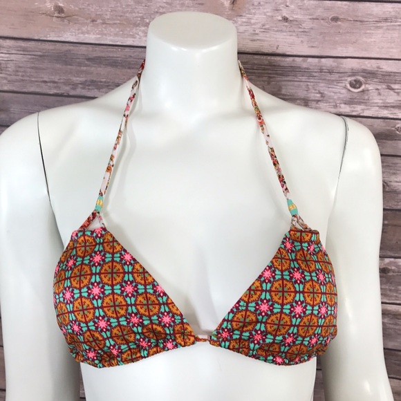 NEW Victorias Secret Medium Bikini Top Medallion - Picture 2 of 4