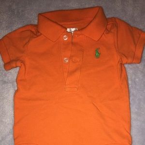 Very lightly used infant Polo onesie