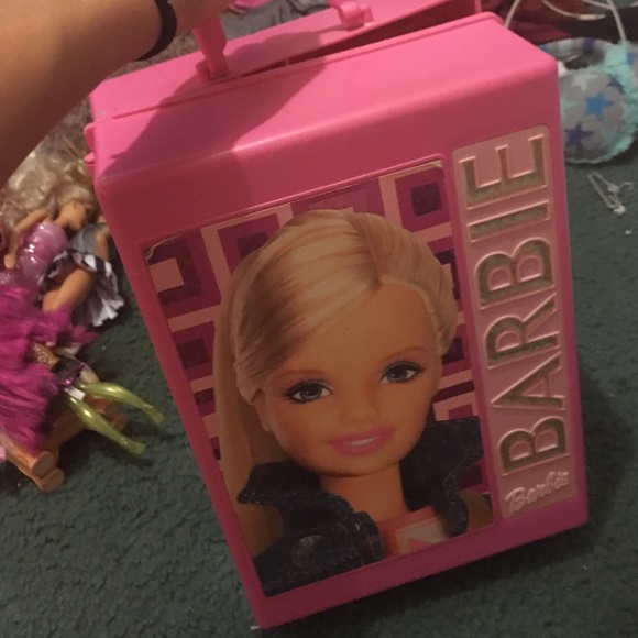 Barbie doll case holder