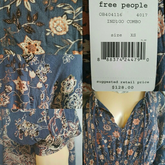 FREE PEOPLE Floral Shift Dress - Picture 3 of 3