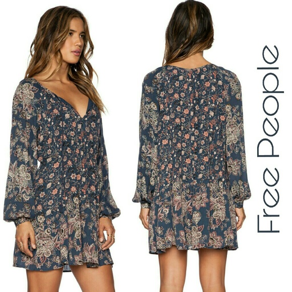 FREE PEOPLE Floral Shift Dress - Picture 2 of 3