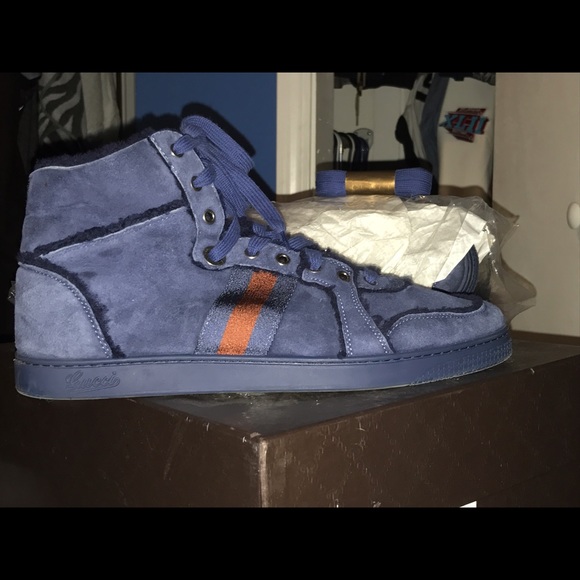 Gucci SHEARL ASPEN high top sneaker size US 11m