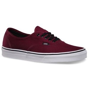 Maroon Authentic Low-Top Vans