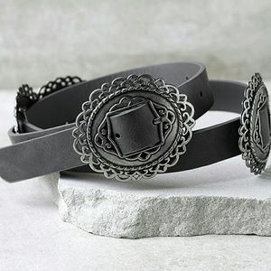 •reserved• Silver and Black Belt