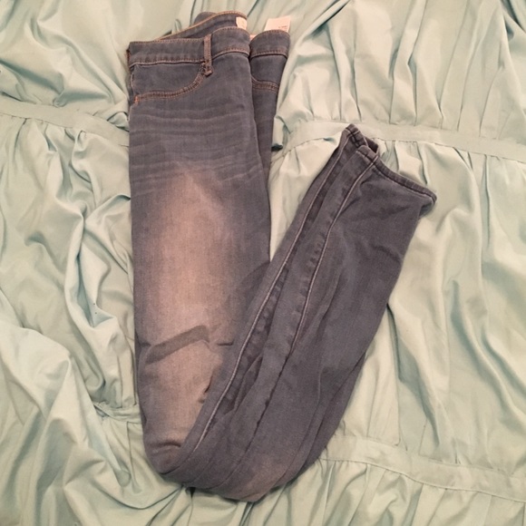 Blue skinny hollister jeans
