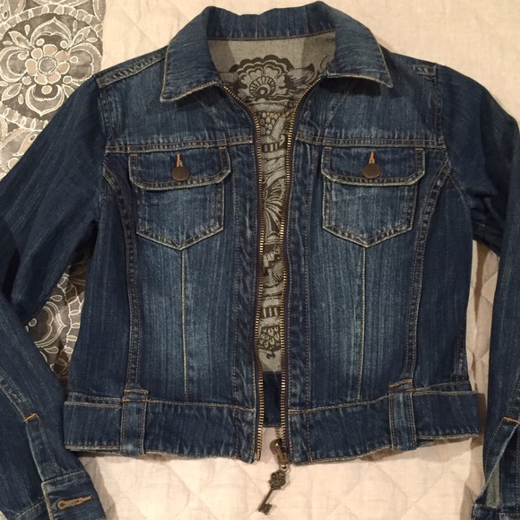 CAbi reversible denim jacket, small