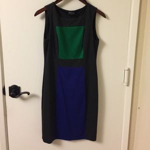 Knee length knit dress in size 8.