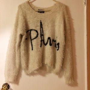 Cozy soft Paris sweater