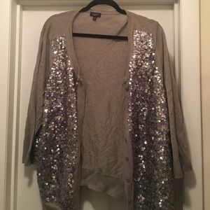 Sequin cardigan for holidays!  👯👯👯