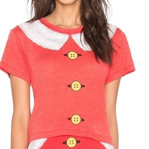 Wildfox - NWT- Mrs Claus Crop Tee, Size Small
