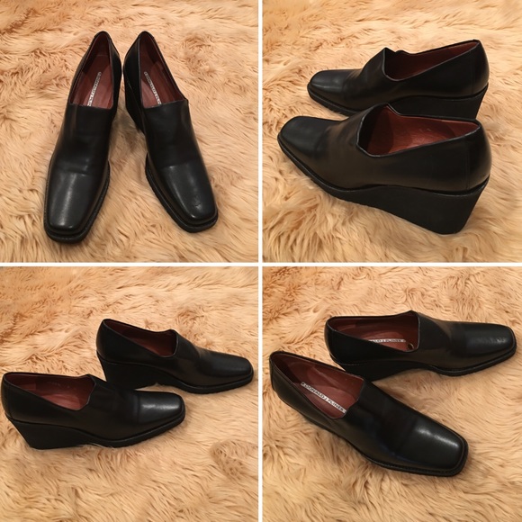 Donald J Pliner Wedge Loafers Shoes - Picture 2 of 4