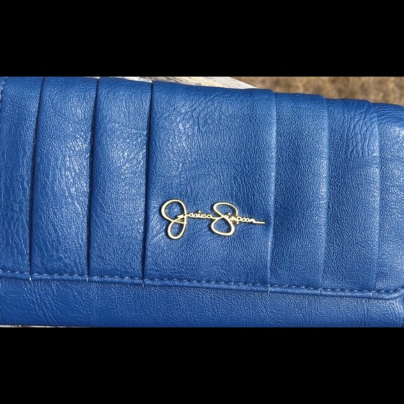 Jessica Simpson blue wallet