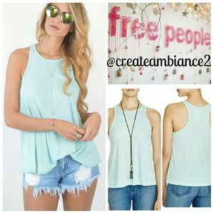 Free People Ribbed Flowy Tank