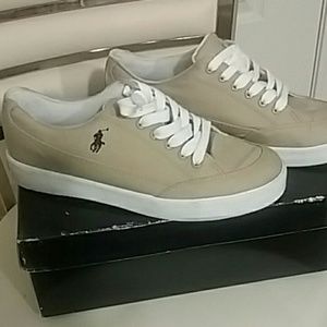 Male canvas Polo sport Ralph Lauren sneakers