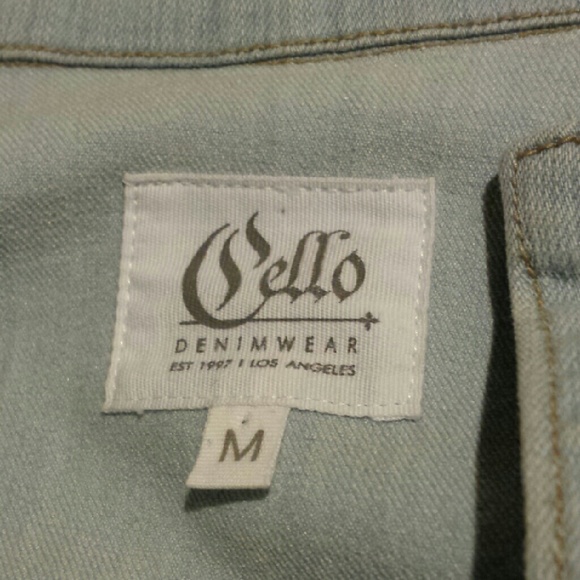 Junior Cropped Denim Jacket - Picture 2 of 2