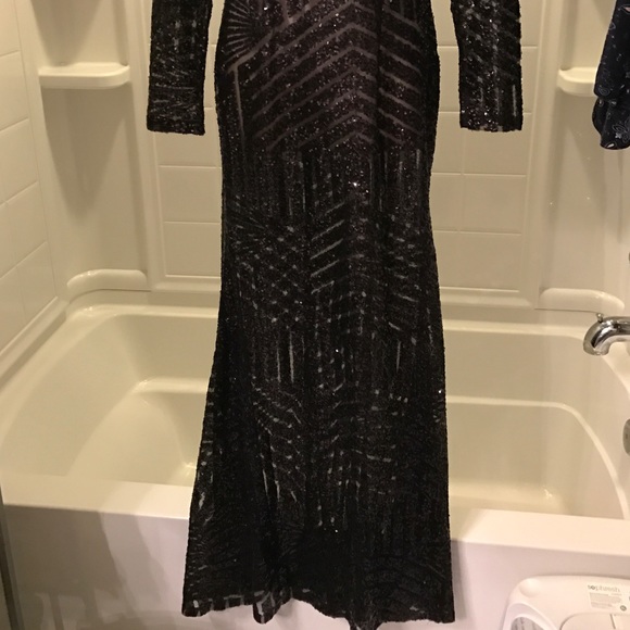 Sequined Sheer Panel New Years dress... - Picture 2 of 3