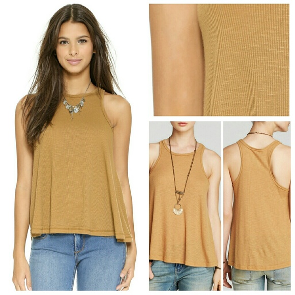 Free People Ribbed Flowy Tank - Picture 2 of 4