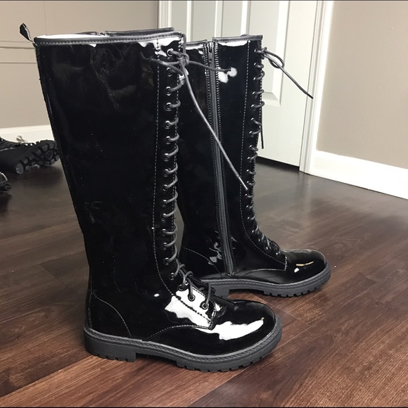 Shoes - C Label Knee High Combat Boots Shoes - C Label Knee High Combat Boots