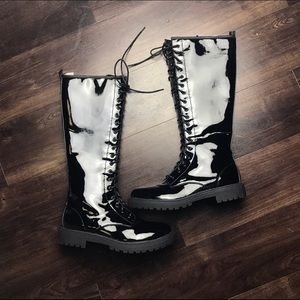 Shoes - C Label Knee High Combat Boots Shoes - C Label Knee High Combat Boots
