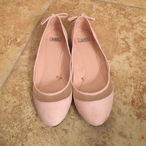 Super cute flats Fromm ZARA, worn once ! Size 38