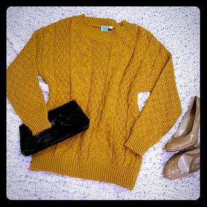 Oversized Cable Knit Pullover