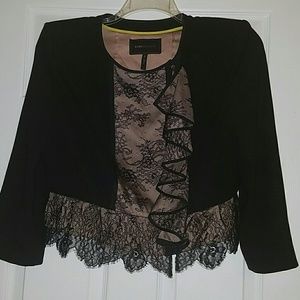 Black lace jacket