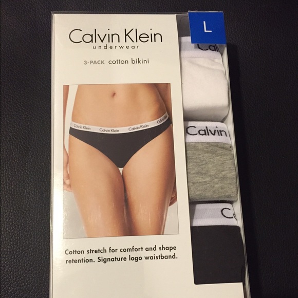 Calvin Klein Cotton Bikini 3-Pack brand new
