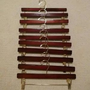 Solid Cherry Wood Pant Hangers