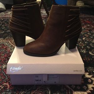 🔥🔥BROWN HEELED BOOTIES🔥🔥