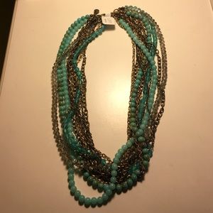 Loft beaded statement necklace