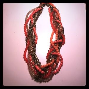 Loft beaded statement necklace