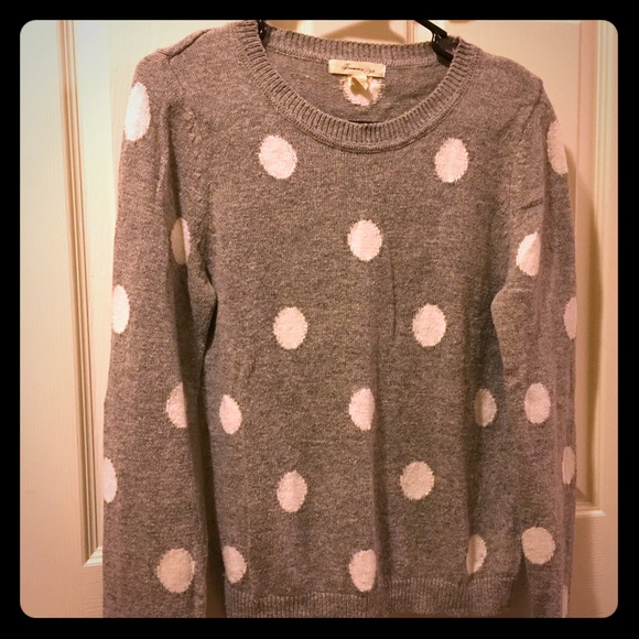 Polka dot sweater