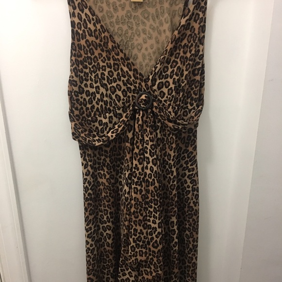 Michael Kors Leopard Print Dress - Picture 2 of 4