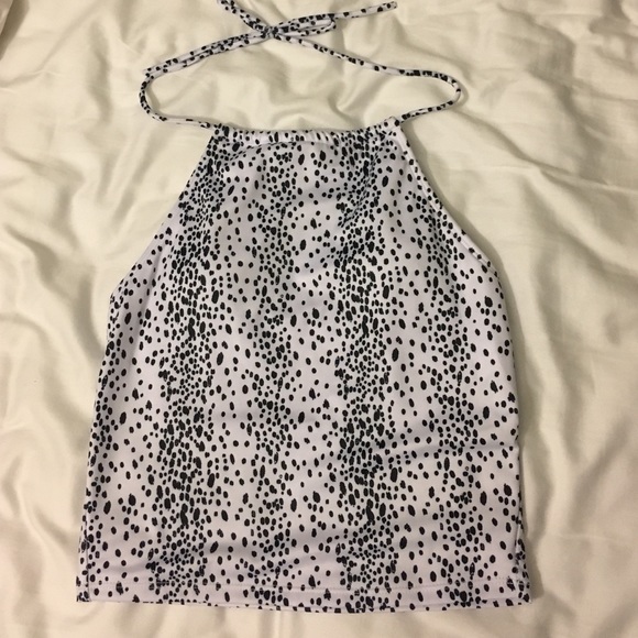 Kortni Jeane Dalmatian High Rise Top