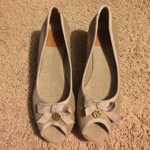 Tory Burch Jackie Espadrille Metalic Neural