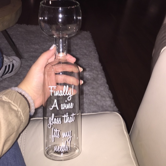 Wine bottle glass - Picture 2 of 2