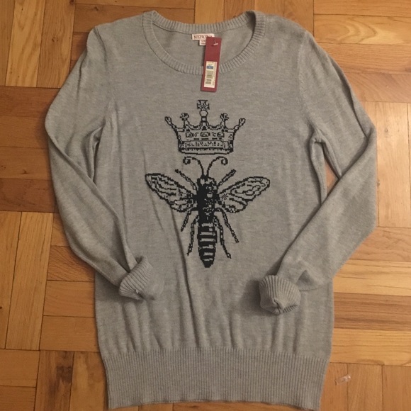 Merona "Queen Bee" Sweater - NWT 👑🐝