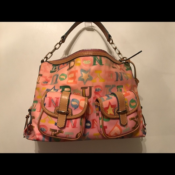 D&B Coated Canvas Scribble Bag