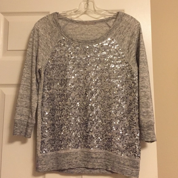 Gap Women's sequined light weight sweater