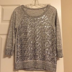 Gap Women's sequined light weight sweater